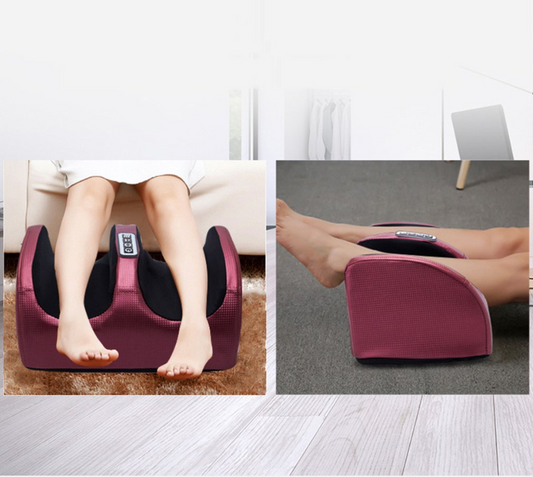 Repose pied chauffant et masseur automatique