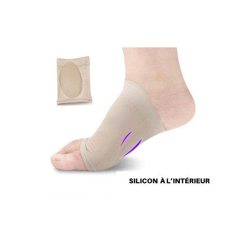 Coussin de massage des pieds plats à bandage élastique