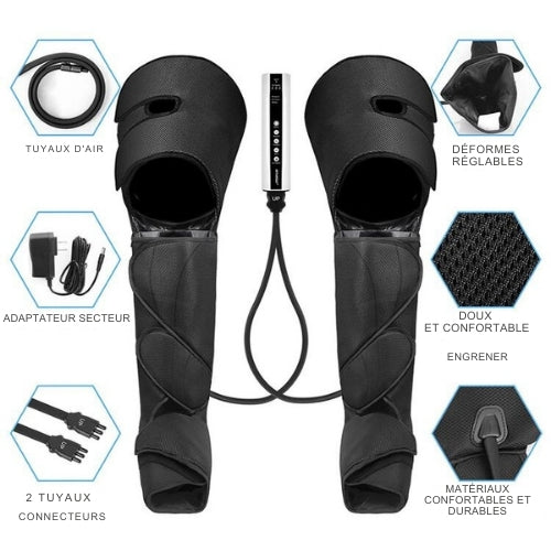 Machine de massage des jambes par compression d'air